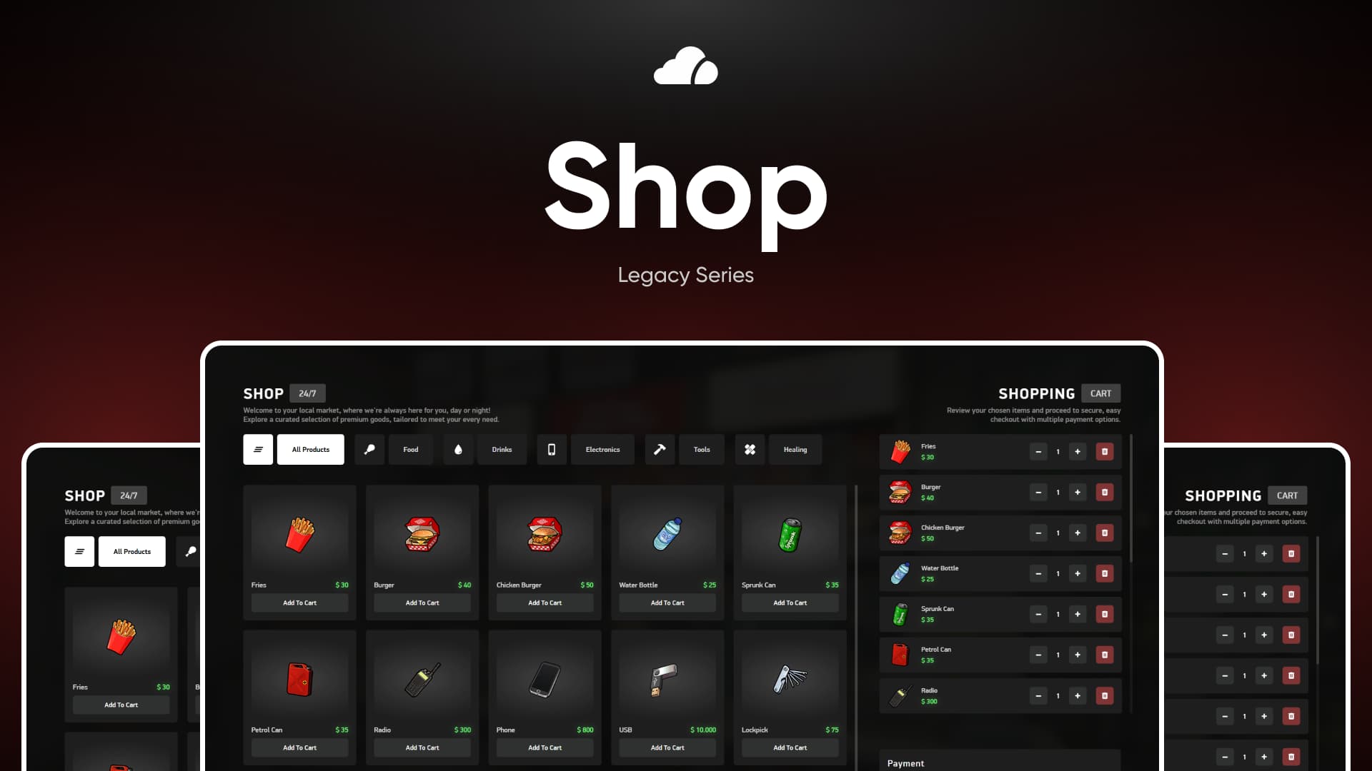 [FREE] Shop – Cloud Resources [Legacy Series] - FiveM Releases - Cfx.re ...