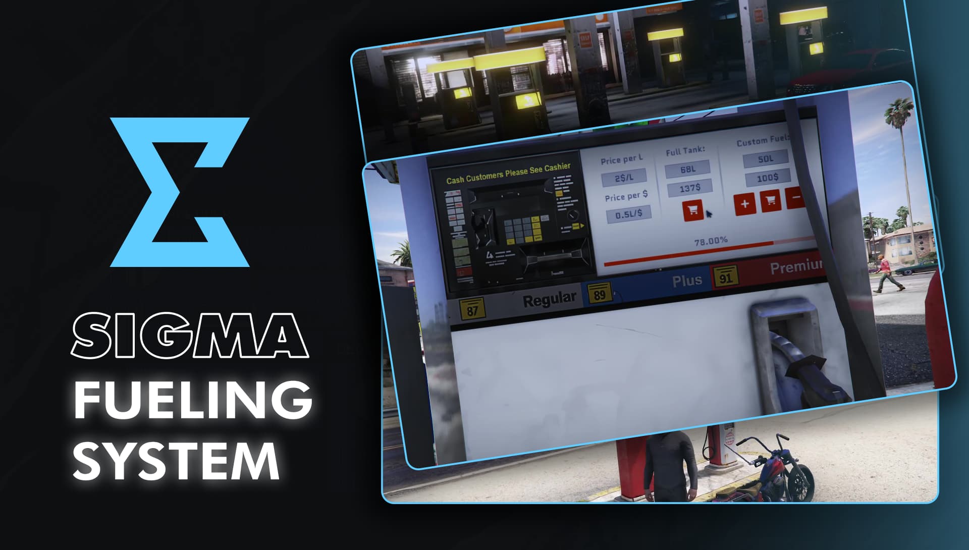 [PAID] [QB/ESX/OX/QBOX] Sigma Fueling System (direct rendered fueling system) Thumbnail
