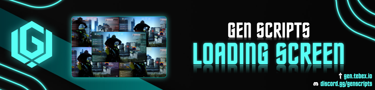[PAID] GEN Loading Screen (5 Color Themed)(Player Music Editable ...
