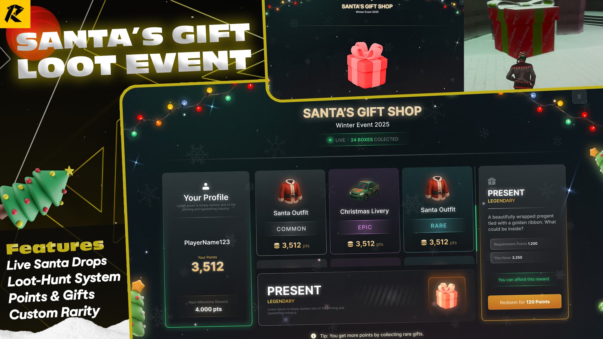 XMAS EVENT SCRIPT [ESX, QBCore, Qbox] - FiveM Releases - Cfx.re Community