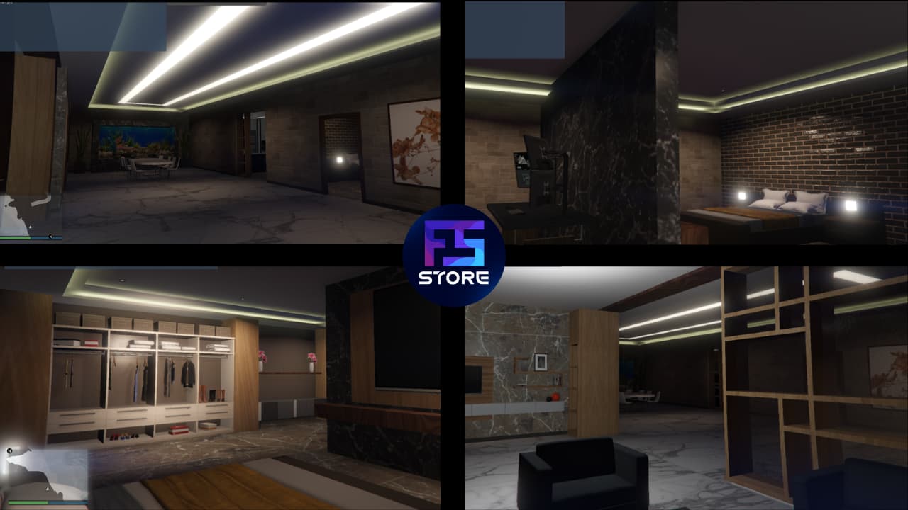Futuristic Housing Shell 05 – Unfurnished + Furnished at $3.50 USD ...