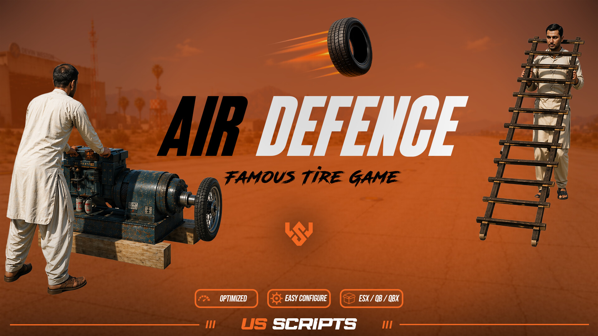 [Release] [ESX]/[QB] FiveM Air Defence 🔥 The Famous Pakistani Tire Game ...