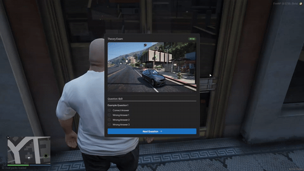 Advanced DMV School Creator [ ESX / QB / QBOX / ND / OX ] thumbnail 3