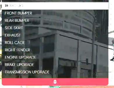 mechanic menu