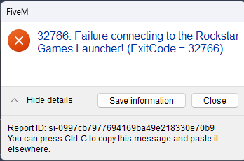 Fivem rockstar problem launching - FiveM Client Support - Cfx.re Community