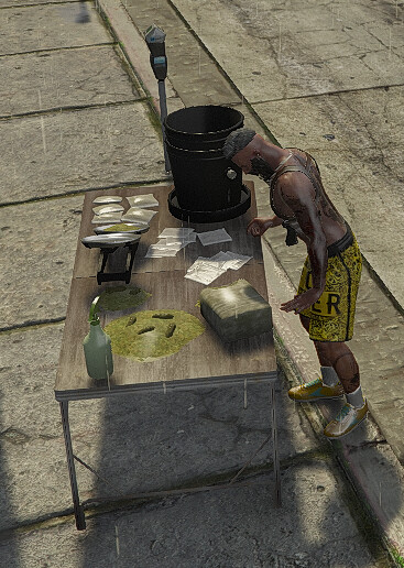 FREE ADVANCED DRUG SYSTEM ESX QBCORE visual data 2