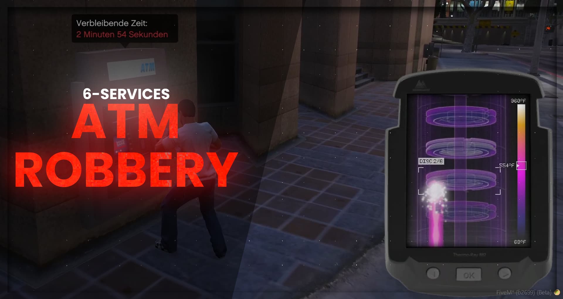 [esx] Atm Robbery Drill Atm Minigame Fivem Releases Cfx Re Community