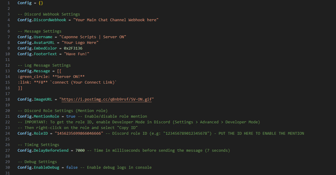 [FREE] Automatic Server ON Notification - RedM Releases - Cfx Forum