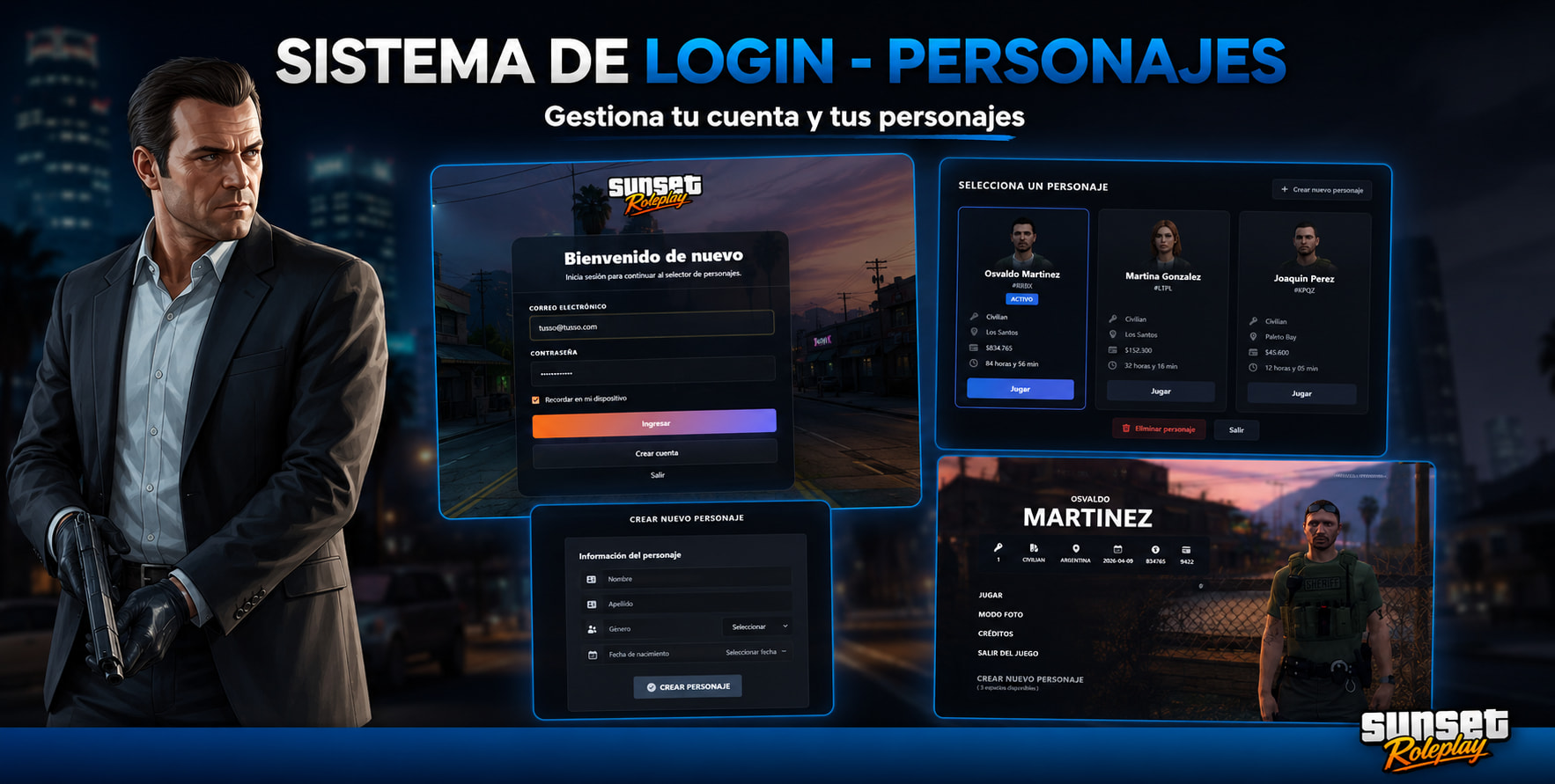 Sunset Rp SUNSET RP | Experiencia Roleplay West Coast | Sistemas Únicos & Mapeos ...
