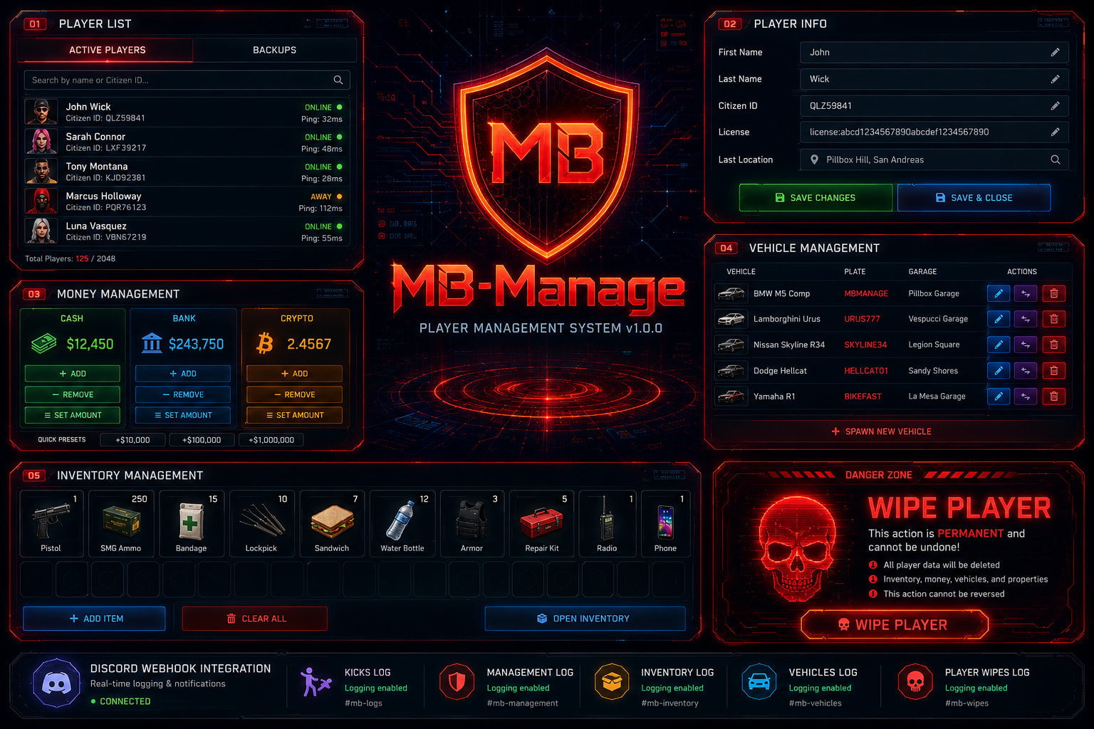 MB Player Management - FiveM Releases - Cfx Forum