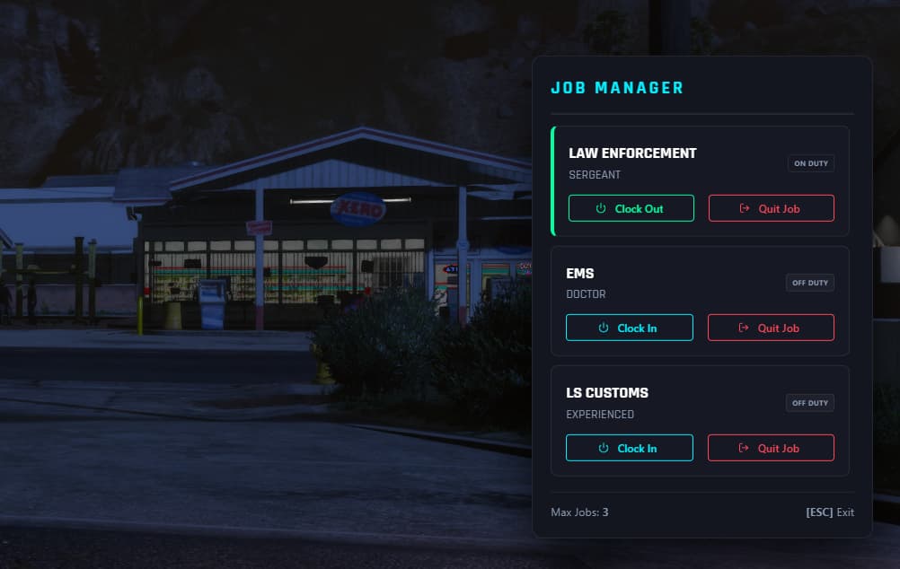 多任务菜单-FiveM插件网