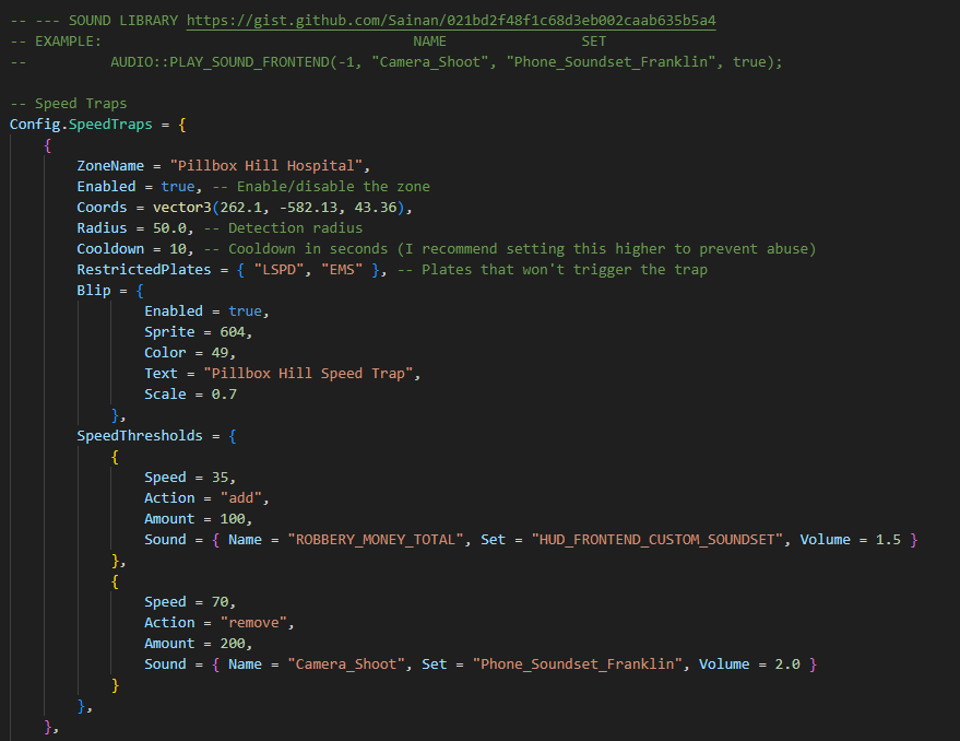 Config.SpeedTraps