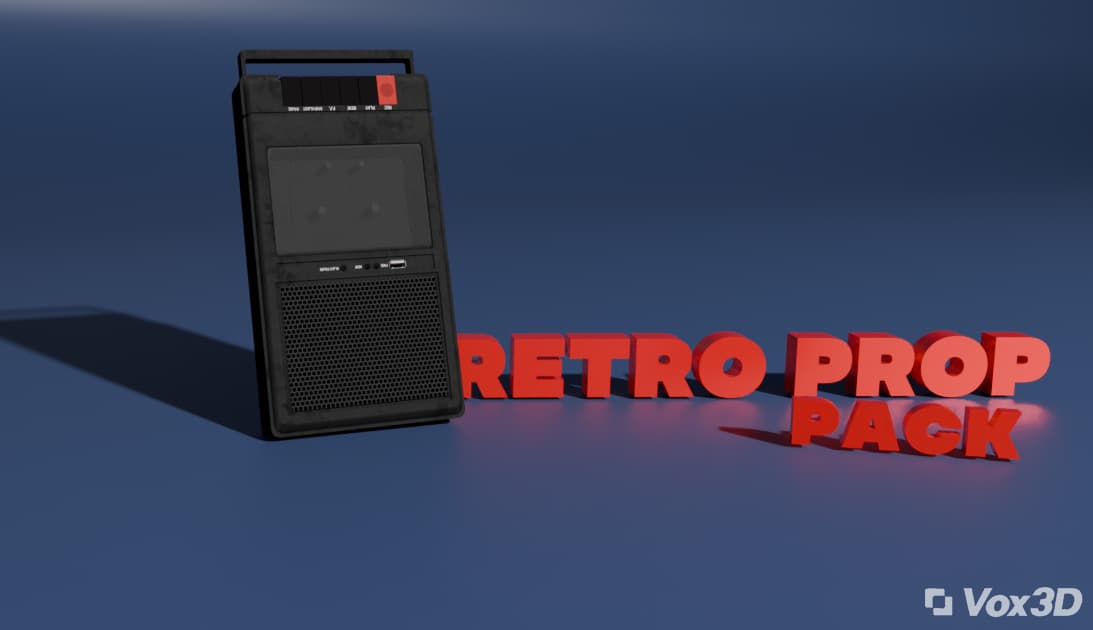 V3D | Retro Electronics | Prop Pack | PAID thumbnail 6