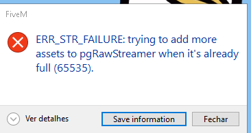 ERR_STR_FAILURE: trying to add more assets to pgRawStreamer ERR_STR_FAILURE: trying to add more assets to pgRawStreamer