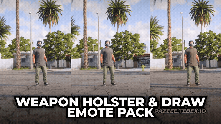 New Weapon Holster & Draw Emote Pack! Thumbnail