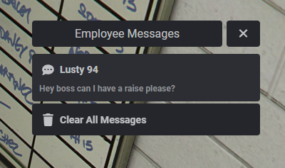 message from employee