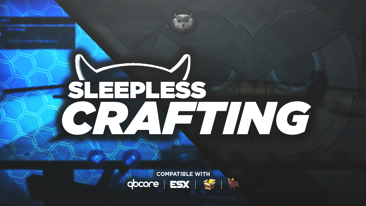 [ESX/QB] Sleepless Crafting - FiveM Releases - Cfx Forum