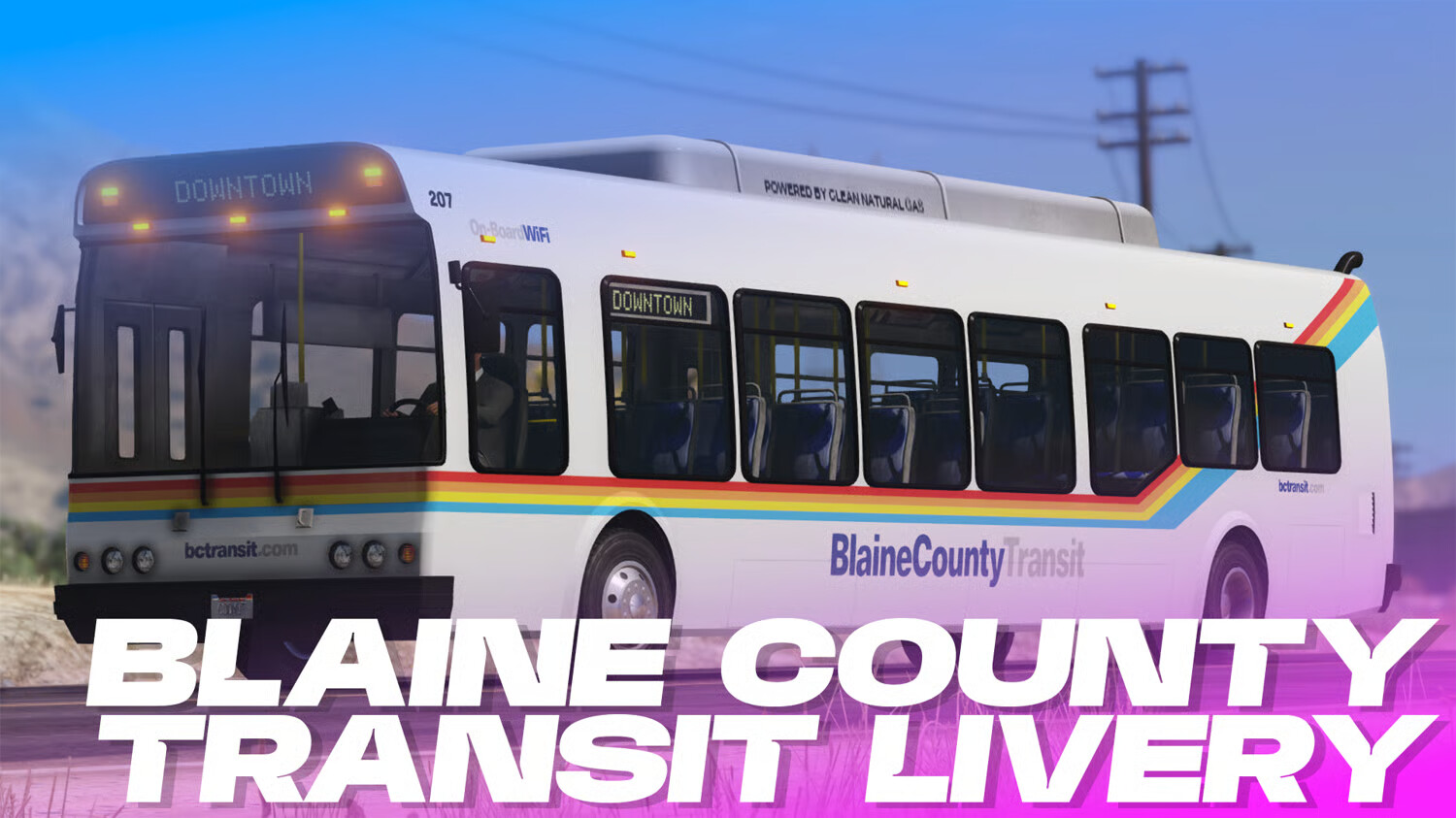 [FREE] Blaine County Transit Bus Livery (High Quality, 4K)-FiveM插件网