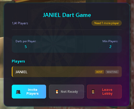 [PAID] Multiplayer Dart Game [STANDALONE] thumbnail 5