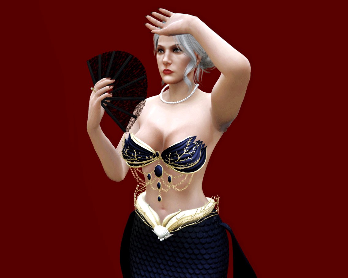 [PAID] Handfan prop + 4 animations Thumbnail