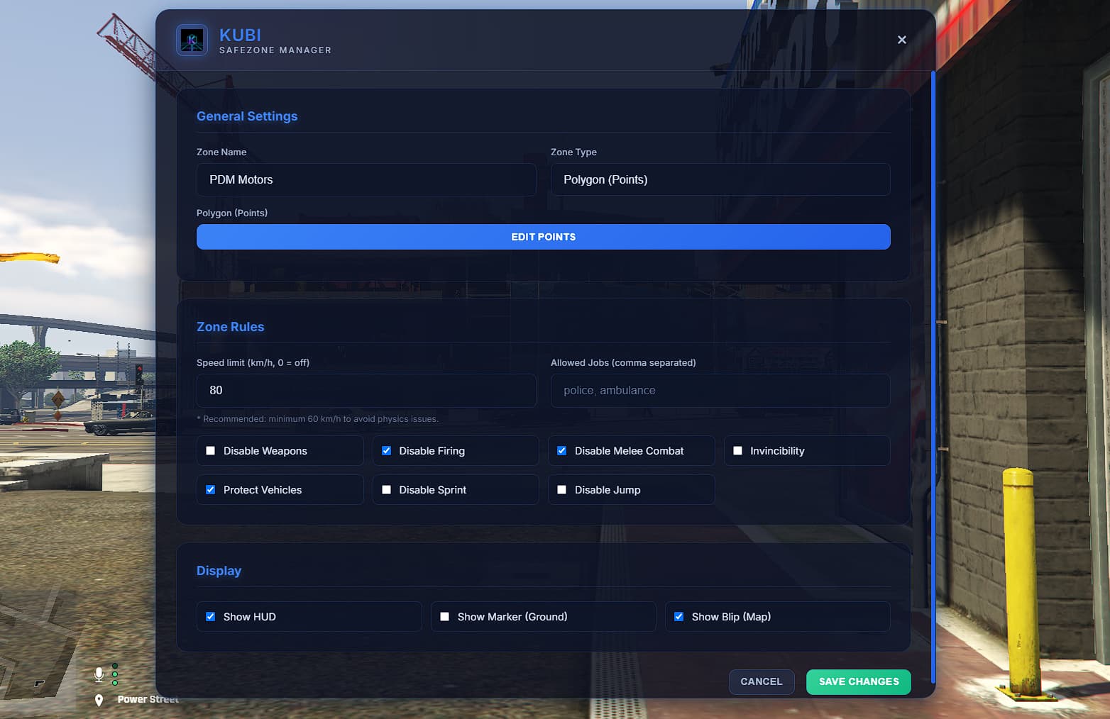 🛡️[Standalone/ESX/QB] Kubi SafeZone Manager — Premium SafeZone Script ...