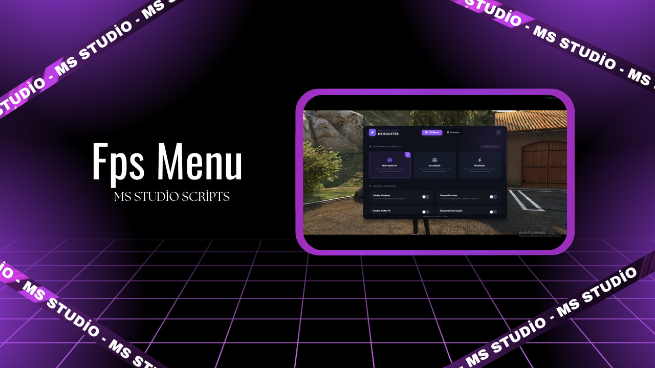 [免费]终极Fps菜单脚本-FiveM插件网