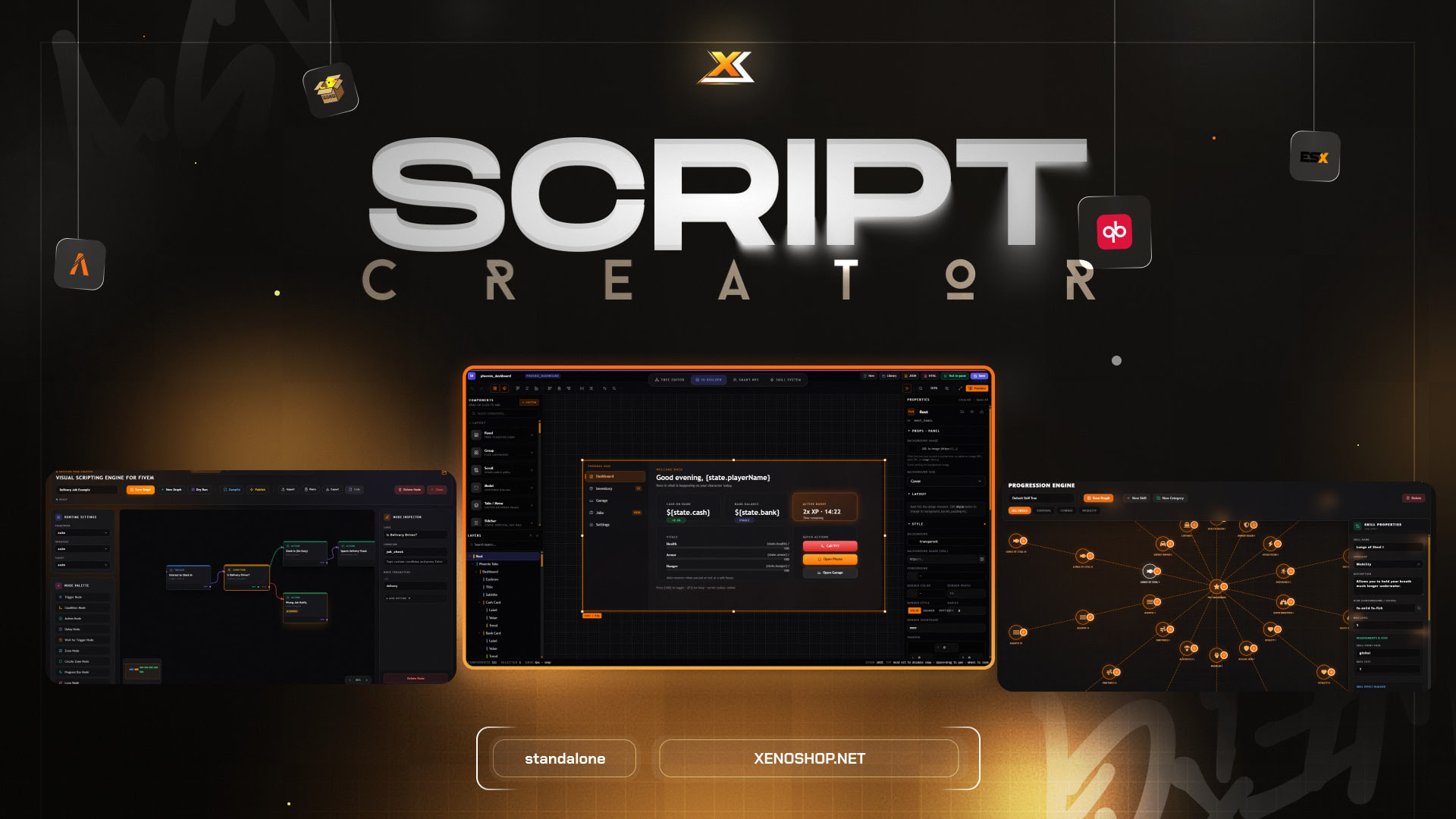 Script Creator | Best FiveM Script & UI Builder — Drag & Drop Logic ...