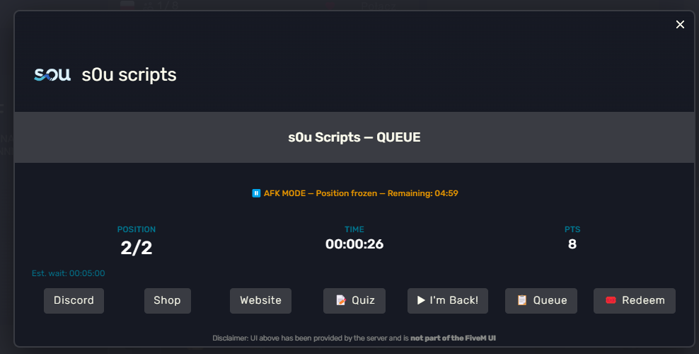 [STANDALONE] Queue System— The Most Advanced Queue System - FiveM ...