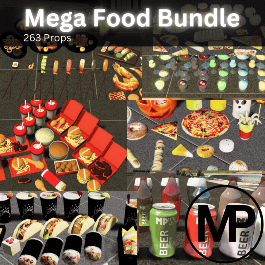 [UPDATED] Mega food props bundle Thumbnail