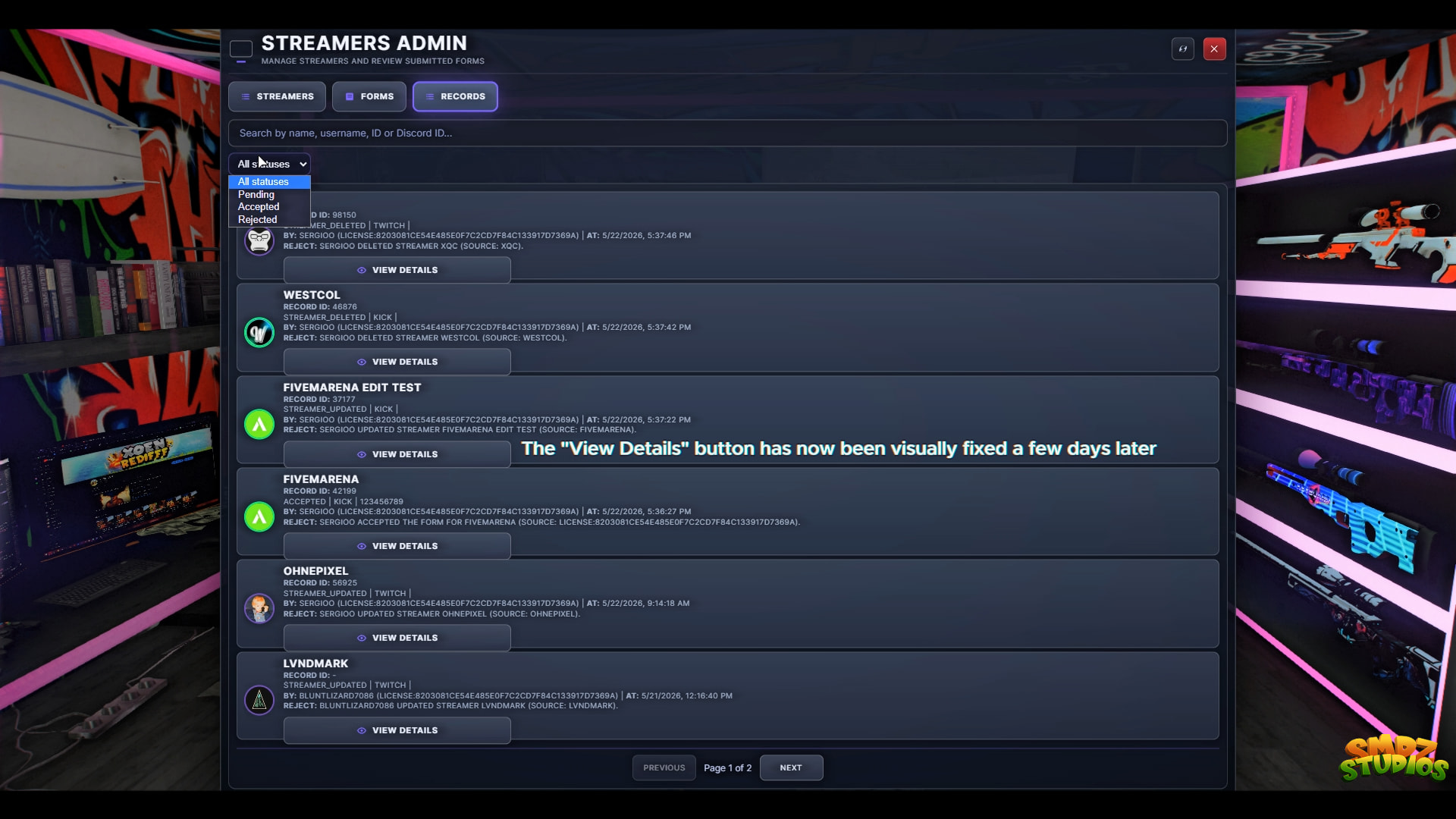 [PAID] Streamers List — Advanced Twitch & Kick Integration - FiveM ...