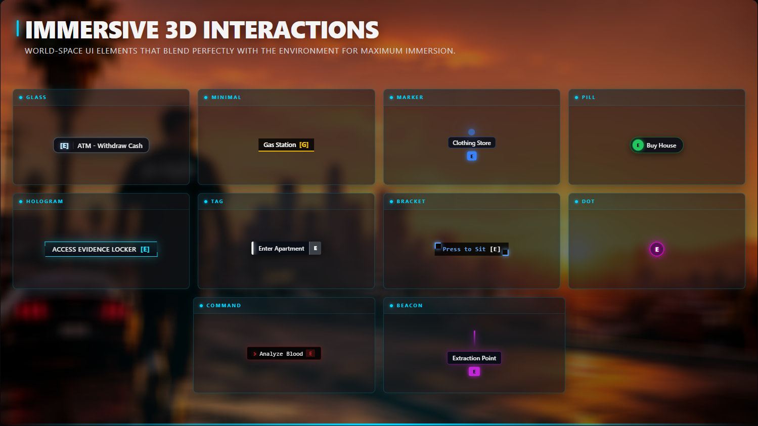 Monolith Menu MG UI Core | Modern UI Pack | Notifications, TextUI, Progress Bar ...