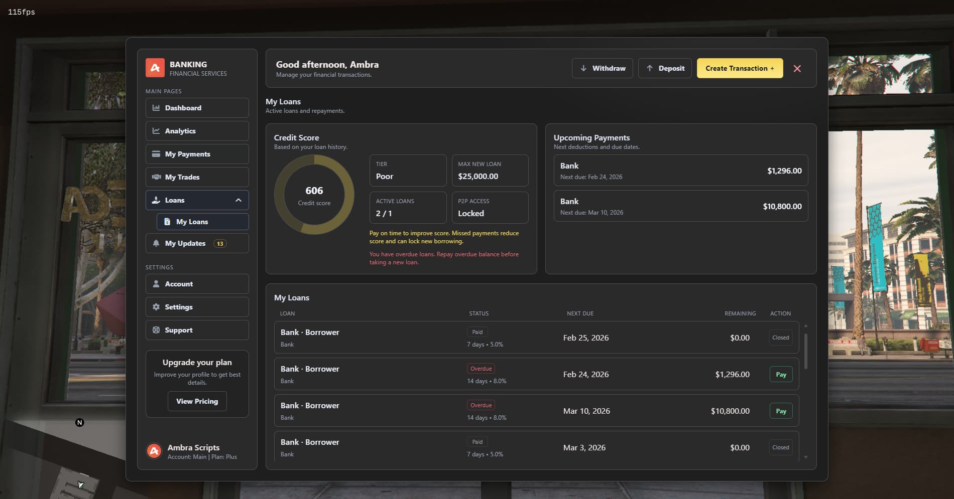 [ambr4] Advanced Banking System - FiveM Releases - Cfx.re Community