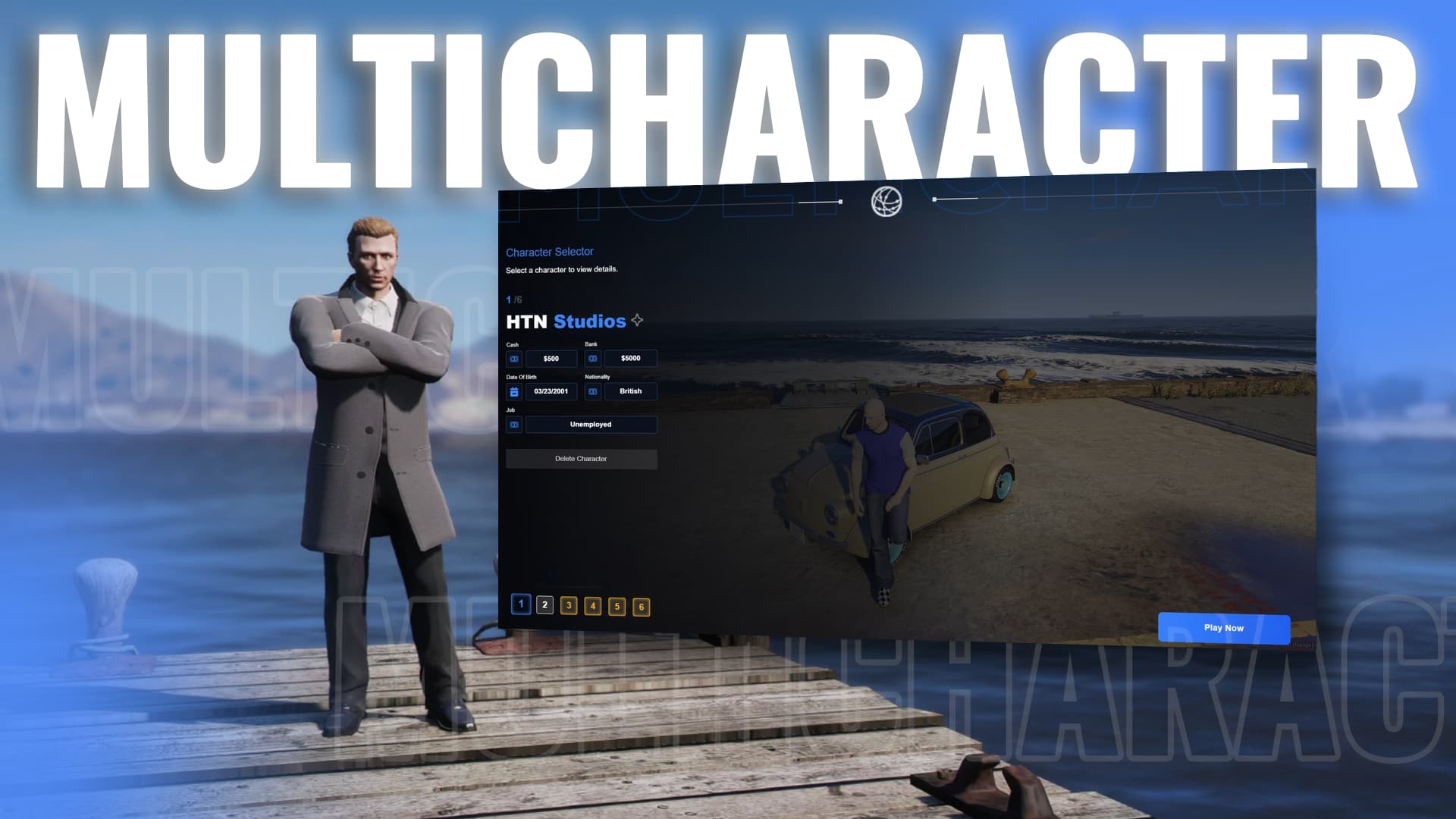 [QBOX/QBCore] HTN-Multicharacter – Dynamic Locations, Animations ...