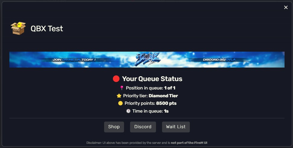 [免费] NEX Queue – 适用于 FiveM 的高级 Discord 队列系统 [独立版]
