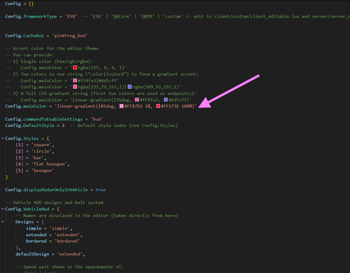 [PAID] PinkFrog Hud | Custom Crosshair, Blood screen effects, realistic car crash screen effect, stress system, 5 styles, recognition for vehicle class in speedometer thumbnail 11