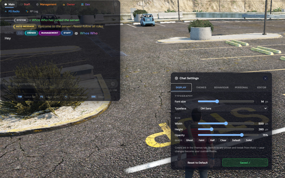 [PAID] Chat Script (Role Tags, Name Perk Effects, Private Channels ...