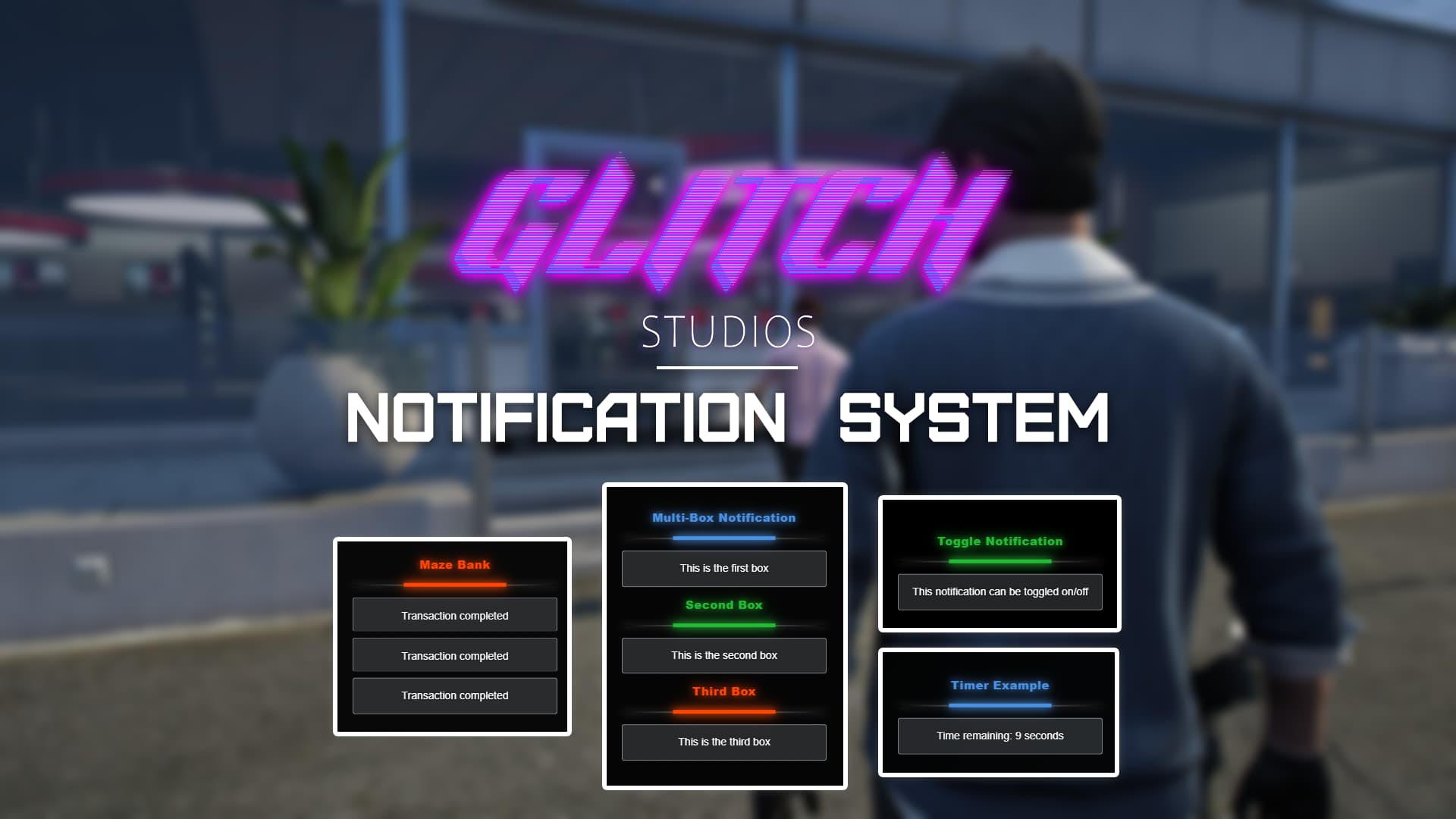 Glitch notifications standalone fivem releases cfx re community