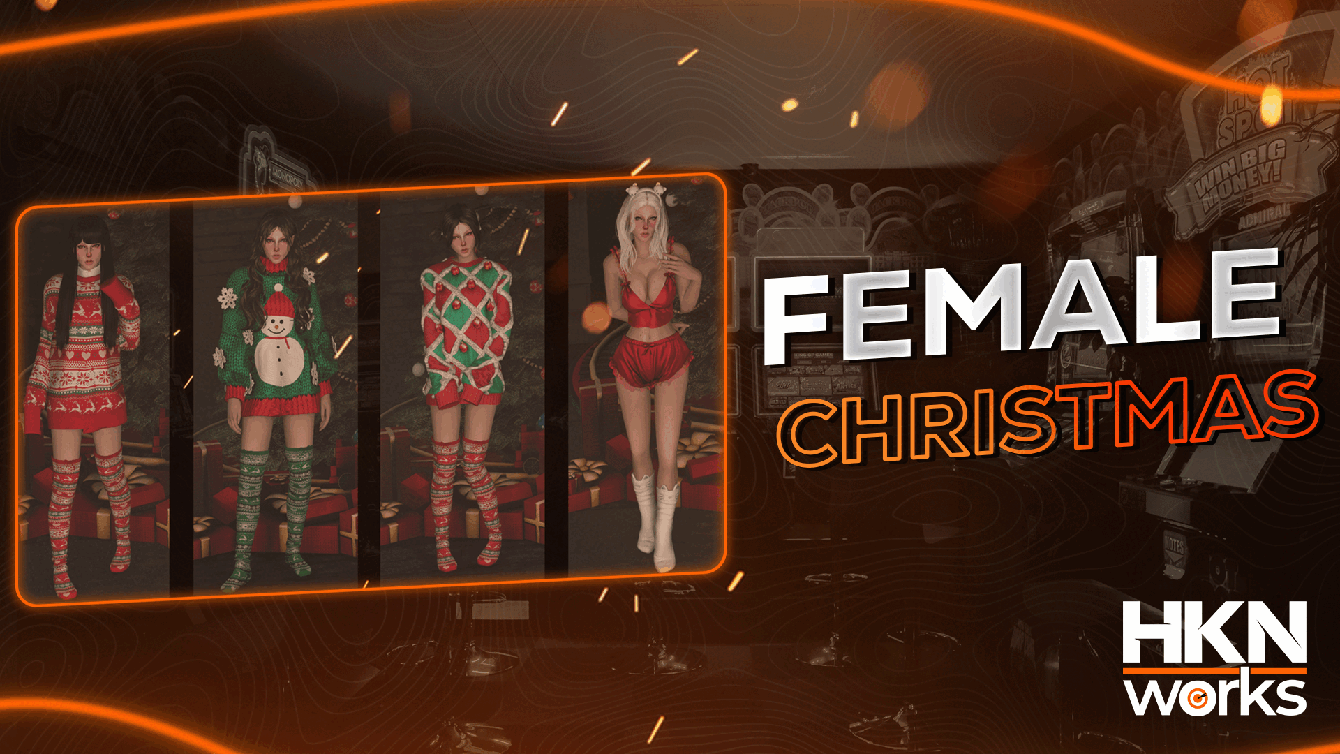 [Clothing/Paid] 🎄 HKN Female Christmas  Pack Thumbnail