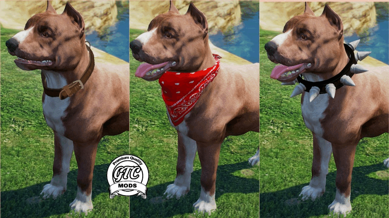 pitbull pet dog mod for fivem rp server k9 police pet dogs for fivem rp