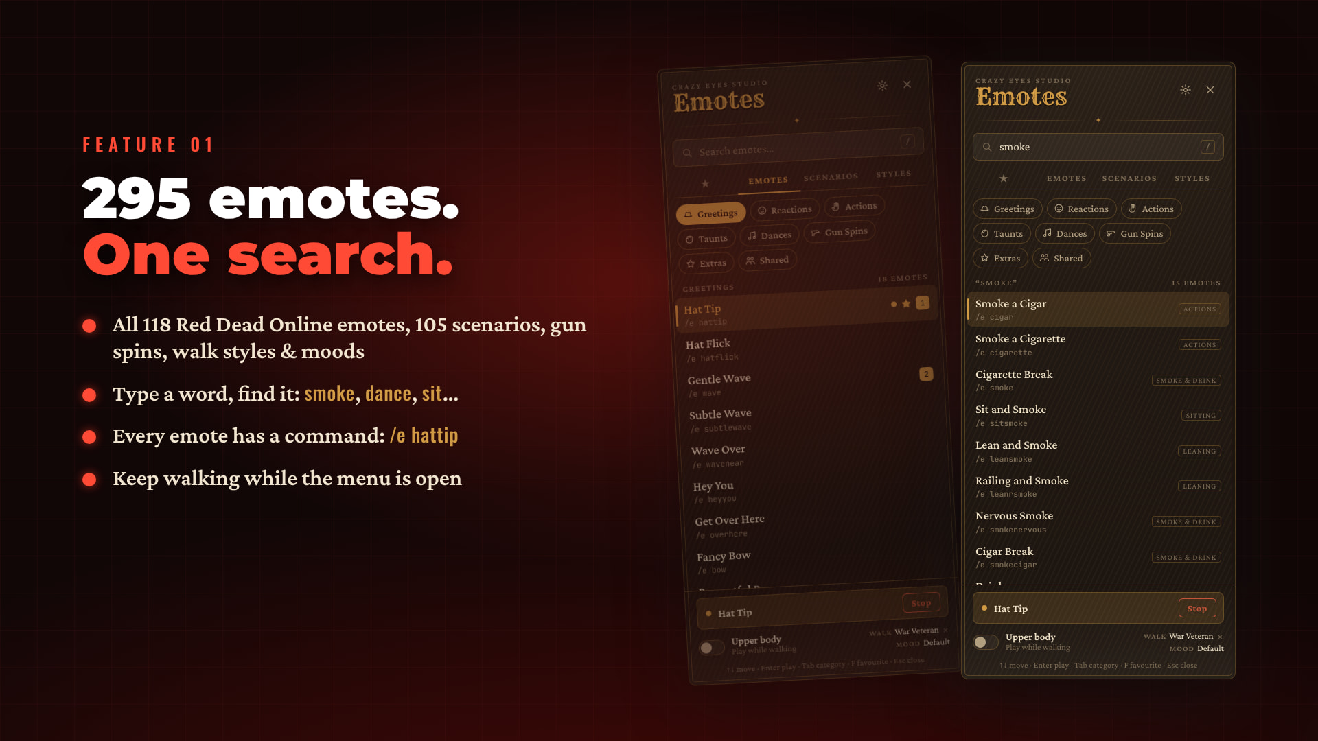 [PAID] CES Emotes — Emotes, Scenarios, Walk Styles & Emote Wheel ...