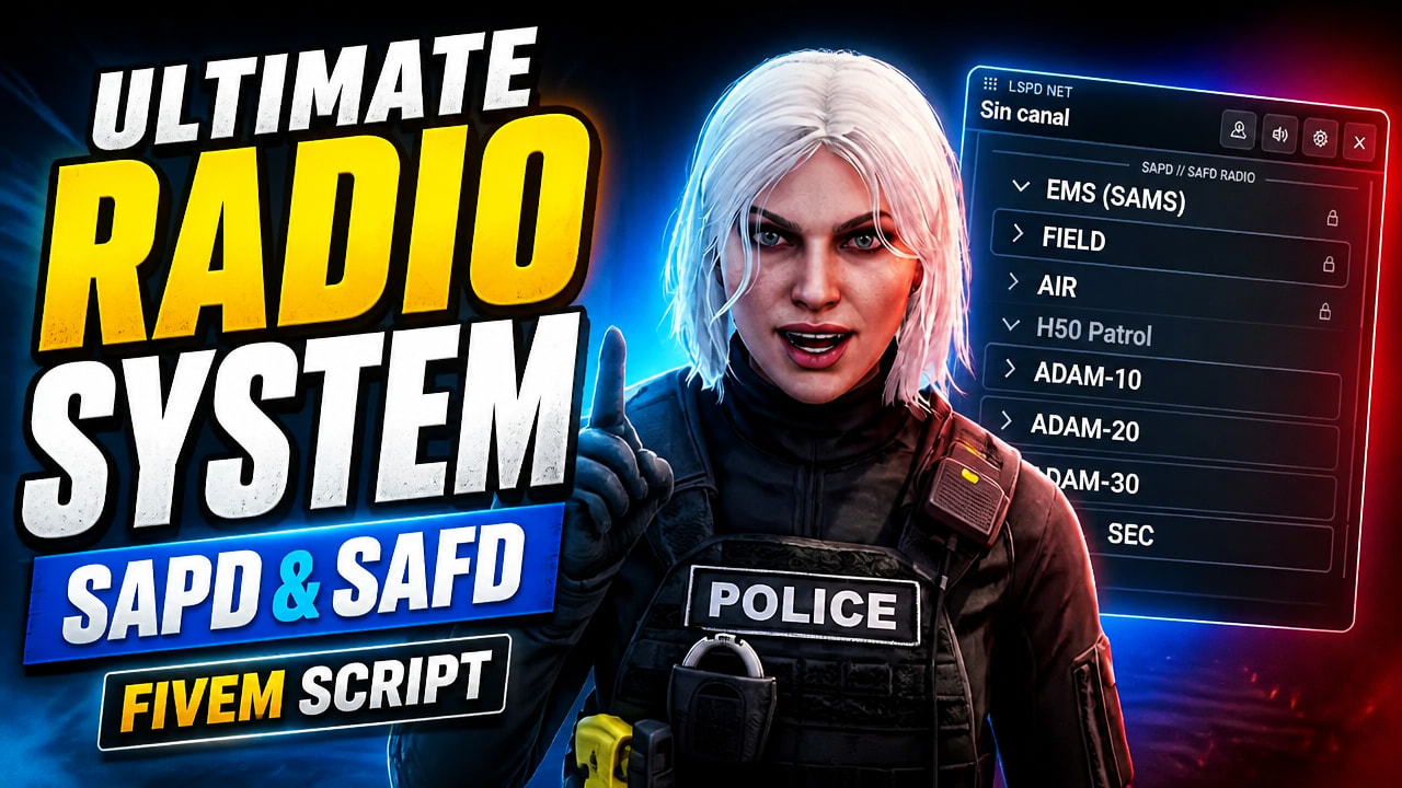 Faction Radio (TS3-Style) & Reference Menu | [QB/ESX/QBOX] - FiveM ...