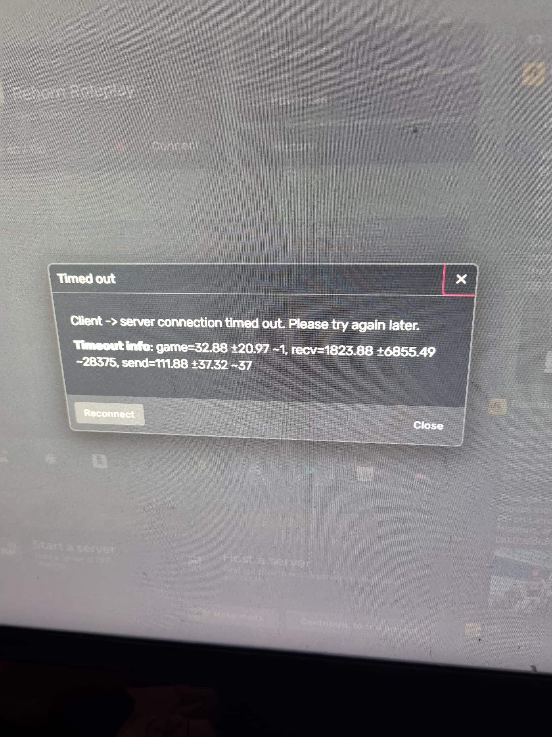 Client server time out - FiveM Client Support - Cfx Forum