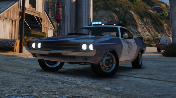 Bravado Gauntlet Classic Police CALLSIGN [PAID] Thumbnail