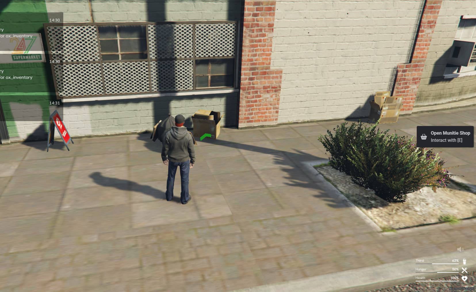 I have added a shop in ox_inventory added the ped and it doesnt spawn ...