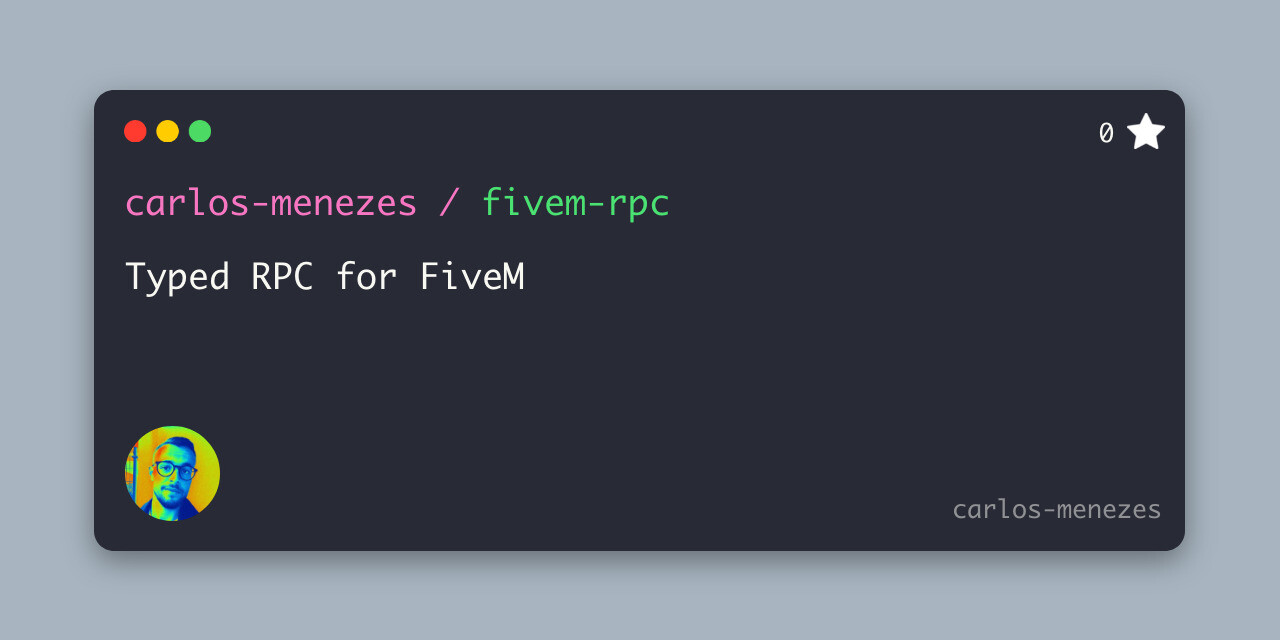 Fivem-rpc：专为 FiveM 设计的类型化 RPC（远程过程调用）fivem资源网-fivem插件网-fivem脚本-fivem技术-fivem分享FIVEM资源网