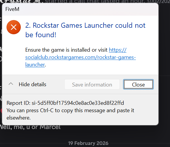 FiveM crashes saying "Ensure game is installed" - FiveM Client Support ...