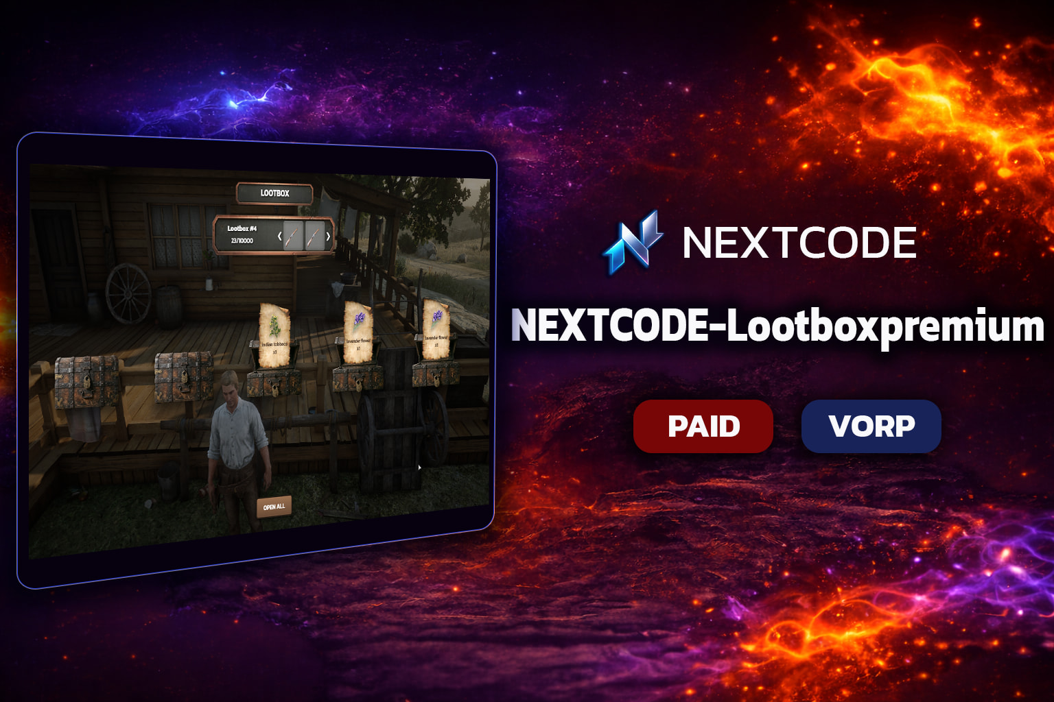 [VORP] NEXTCODE Lootbox Premium - RedM Releases - Cfx Forum