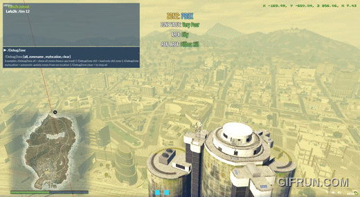 调试游戏区域-FiveM插件网