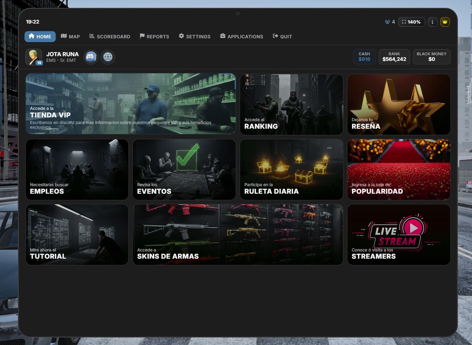 [ESX] PAUSE MENU ADVANCED - FiveM Releases - Cfx Forum