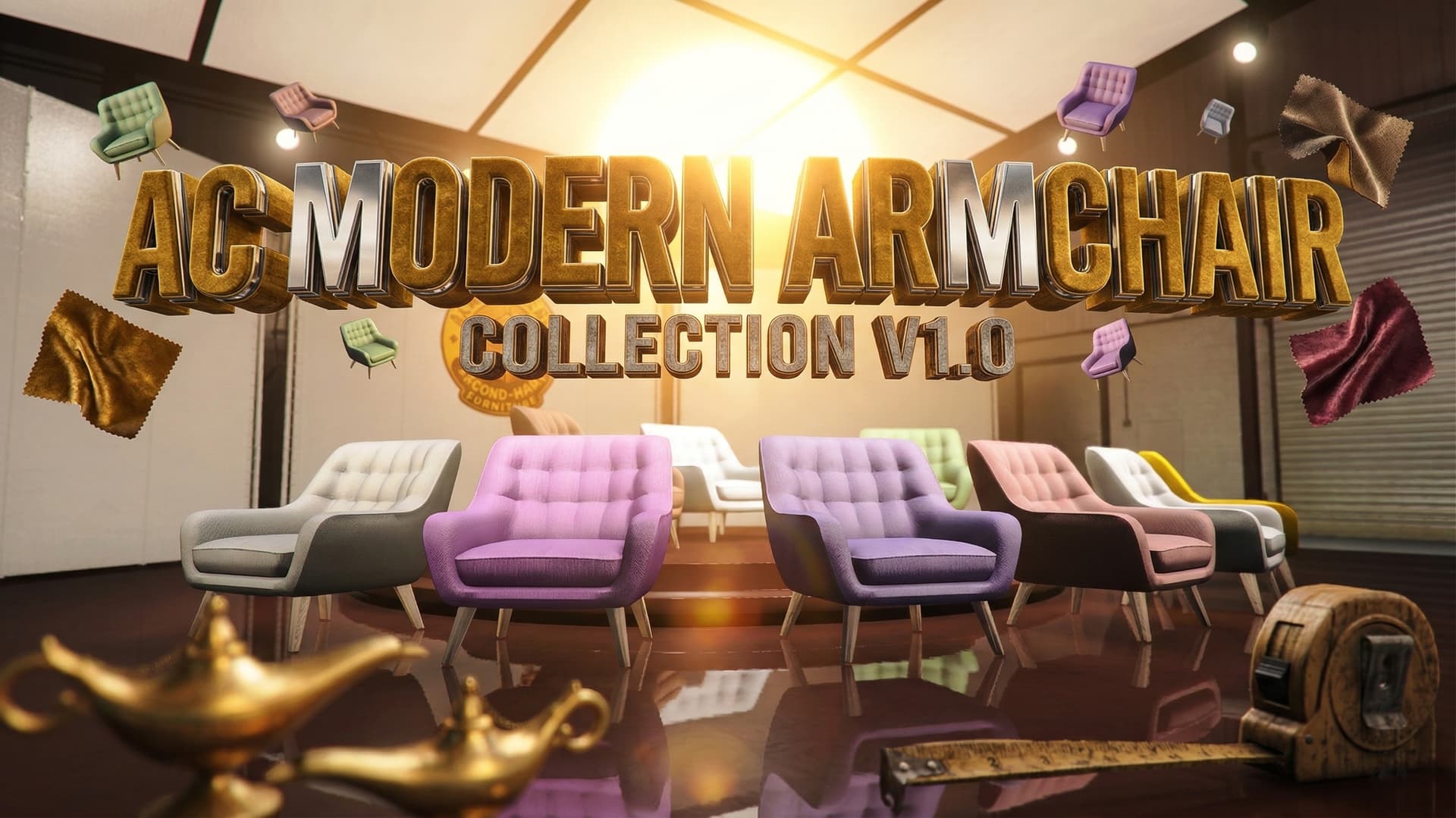 Aladdin's Cave – Free Modern Armchair Prop-FiveM插件网